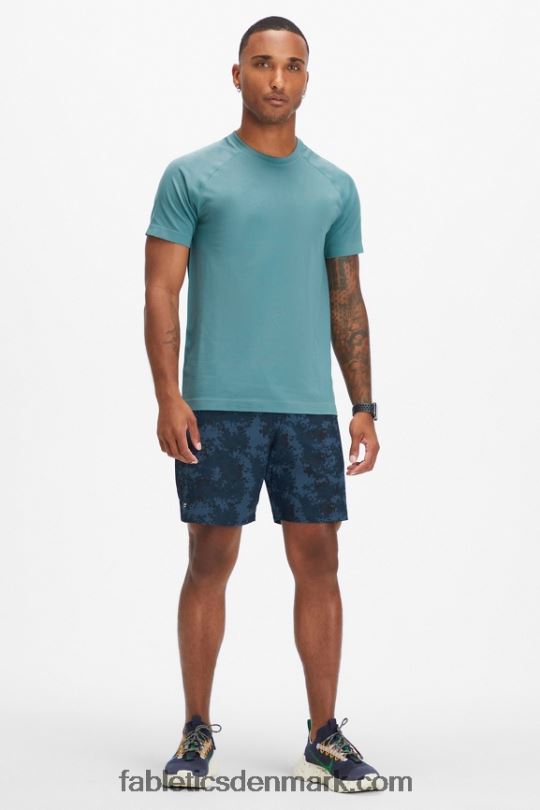 Fabletics Mænd den grundlæggende korte ii 149 PNX2T3217 klassisk marineblå nueue camo