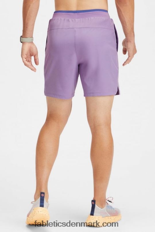 Fabletics Mænd den grundlæggende korte ii 149 PNX2T3218 lilla vibe perforeret