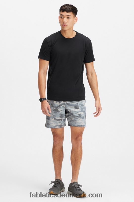Fabletics Mænd den grundlæggende korte ii 149 PNX2T3220 skygge grå camo