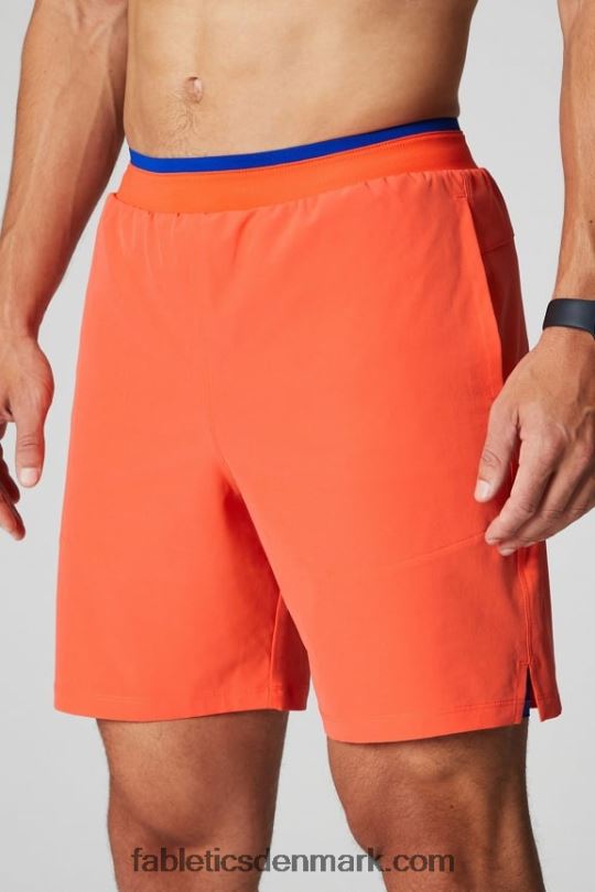 Fabletics Mænd den grundlæggende korte ii 158 PNX2T3264 passion orange