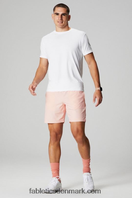 Fabletics Mænd den grundlæggende korte ii 158 PNX2T3265 lyserød smørcreme