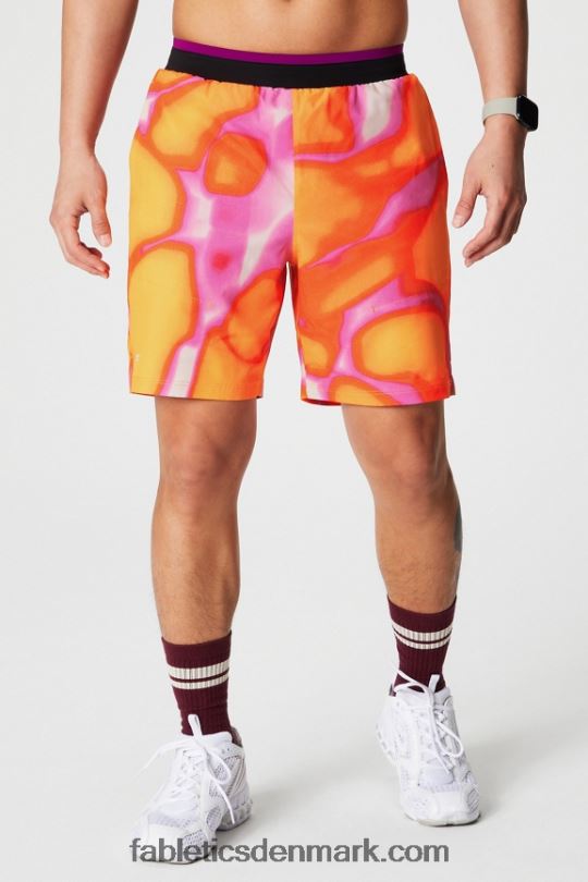 Fabletics Mænd den grundlæggende korte ii (foret) 132 PNX2T3123 pink undslippe sommergalskab