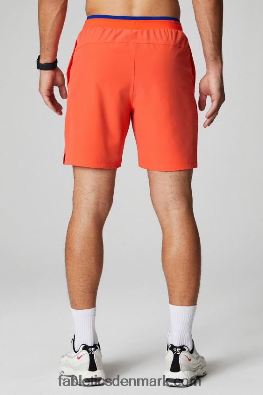 Fabletics Mænd den grundlæggende korte ii (foret) 132 PNX2T3124 passion orange