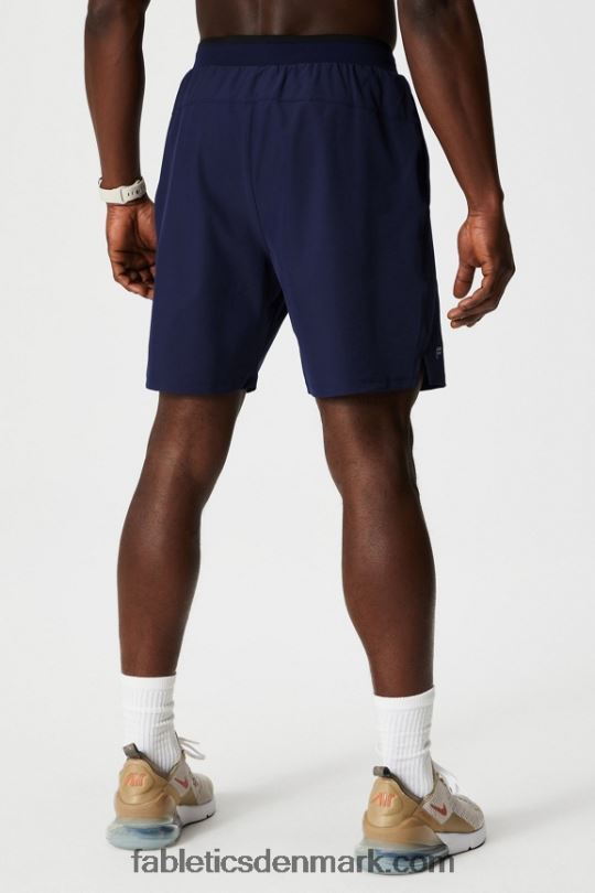 Fabletics Mænd den grundlæggende korte ii (foret) 133 PNX2T3127 dyb flåde