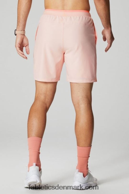 Fabletics Mænd den grundlæggende korte ii (foret) 133 PNX2T3130 lyserød smørcreme