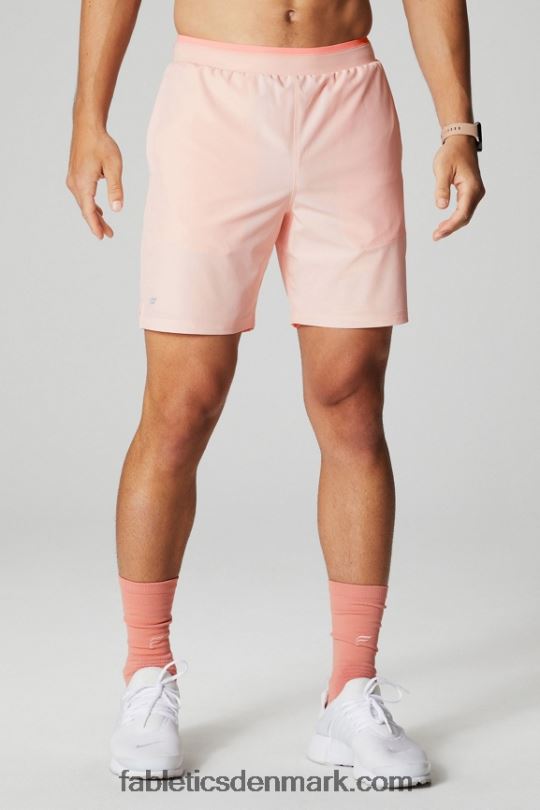 Fabletics Mænd den grundlæggende korte ii (foret) 133 PNX2T3130 lyserød smørcreme