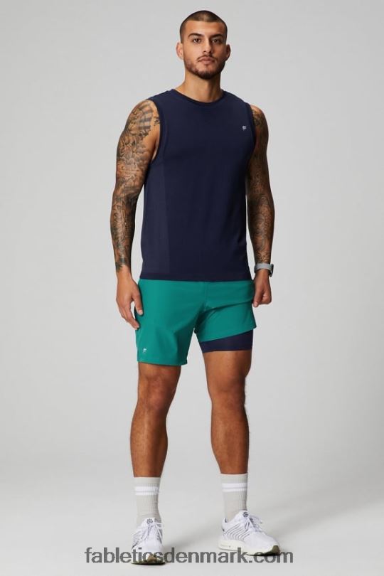 Fabletics Mænd den grundlæggende korte ii (foret) 133 PNX2T3131 miami tidevand