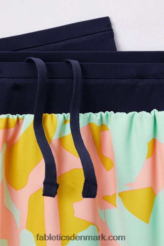 Fabletics Mænd den grundlæggende korte ii (foret) 134 PNX2T3132 fersken kys økologiske klatter
