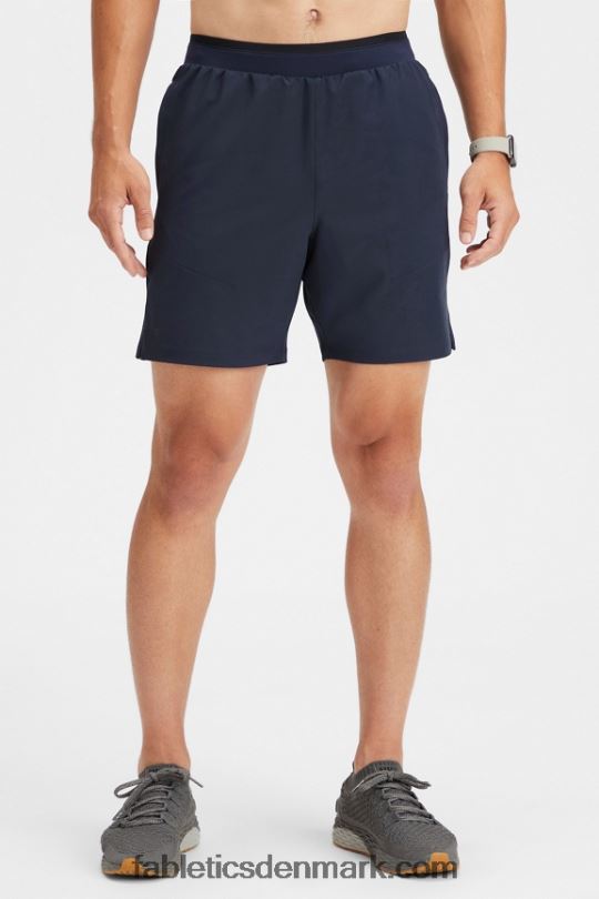 Fabletics Mænd den grundlæggende korte ii (foret) 134 PNX2T3134 klassisk flåde