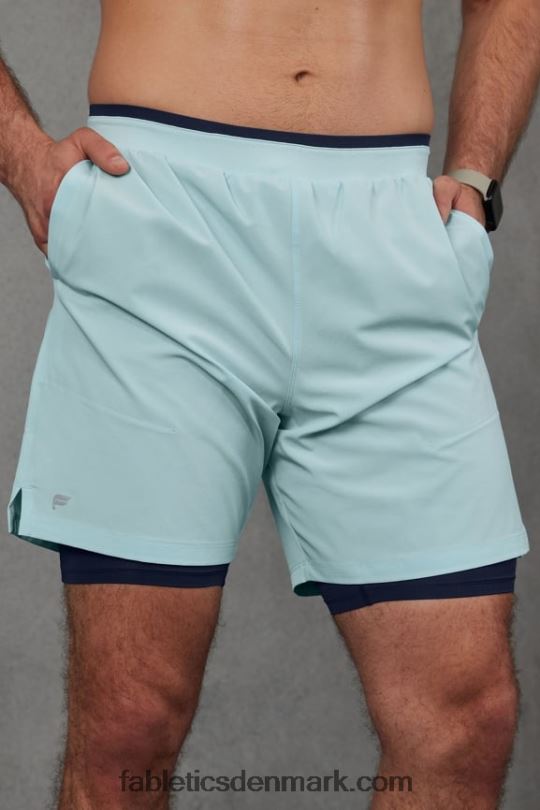 Fabletics Mænd den grundlæggende korte ii (foret) 134 PNX2T3135 nordisk blå