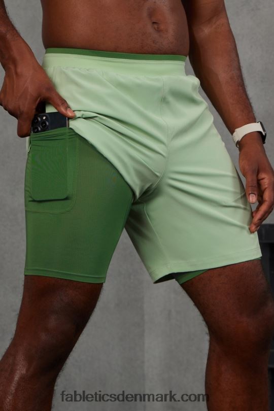 Fabletics Mænd den grundlæggende korte ii (foret) 135 PNX2T3138 timian