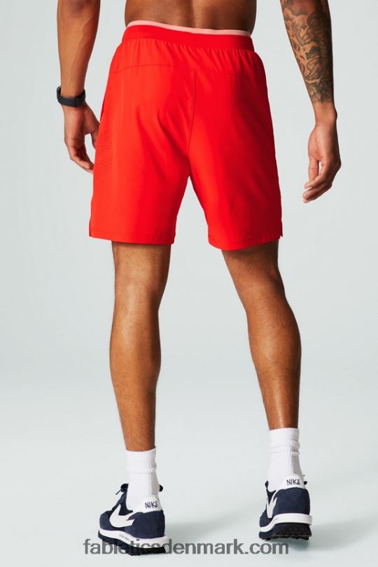 Fabletics Mænd den grundlæggende korte ii (foret) 135 PNX2T3141 ildglød perforeret
