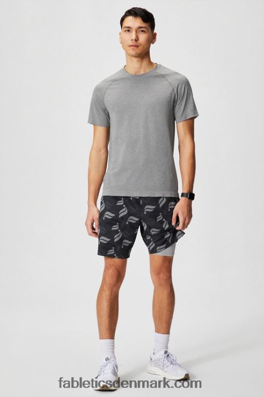 Fabletics Mænd den grundlæggende korte ii (foret) 136 PNX2T3143 blackletics kaste