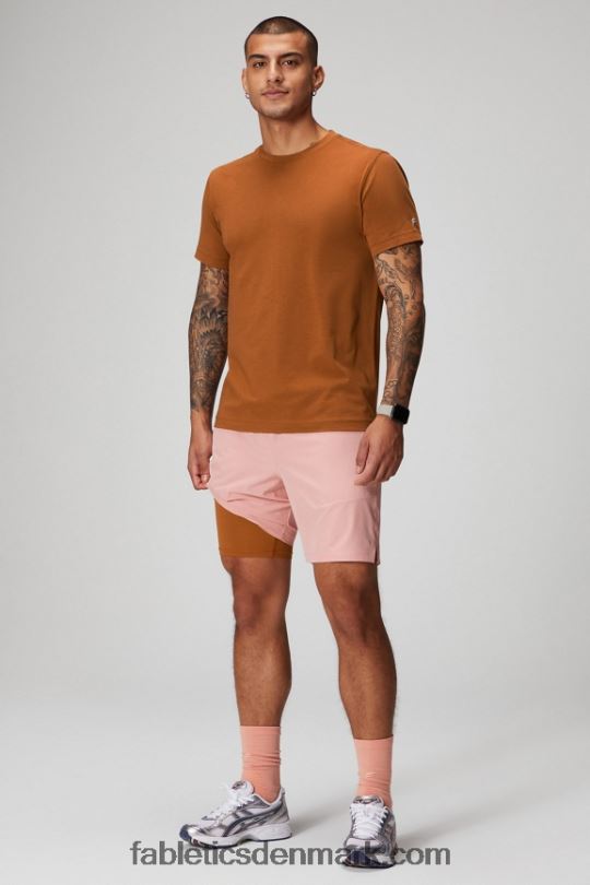 Fabletics Mænd den grundlæggende korte ii (foret) 136 PNX2T3145 lyserød skifer