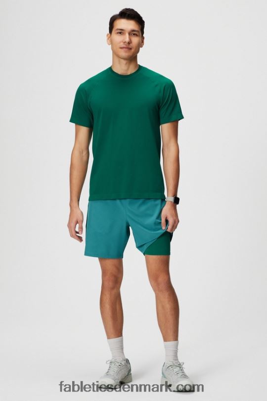Fabletics Mænd den grundlæggende korte ii (foret) 136 PNX2T3146 mørk krikand