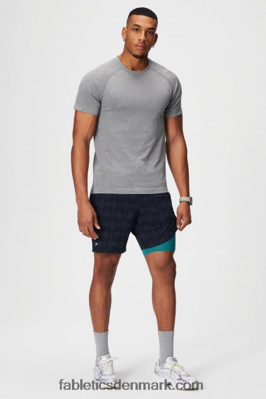 Fabletics Mænd den grundlæggende korte ii (foret) 137 PNX2T3148 klassisk marine chateau