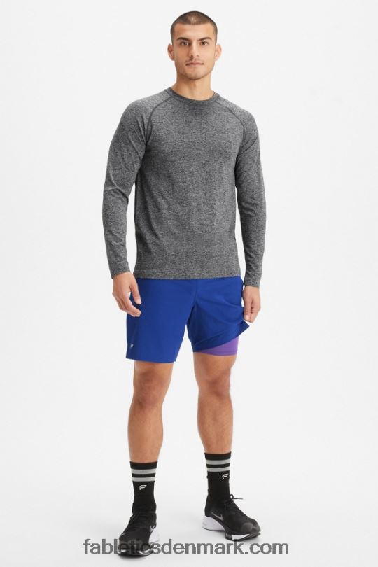 Fabletics Mænd den grundlæggende korte ii (foret) 137 PNX2T3149 fransk blå