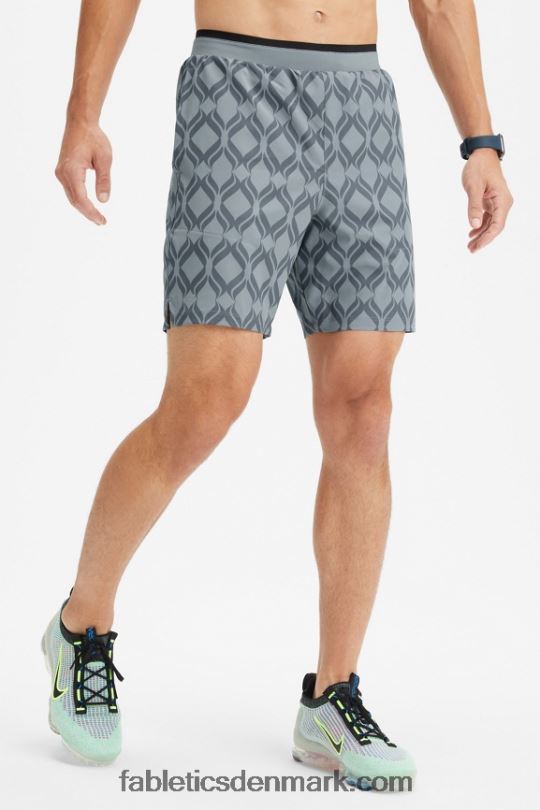 Fabletics Mænd den grundlæggende korte ii (foret) 137 PNX2T3151 skygge grå slot