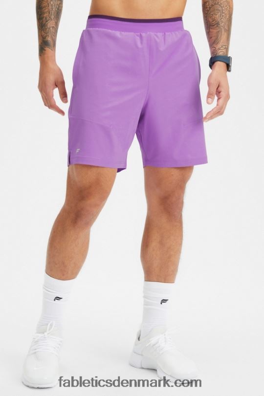 Fabletics Mænd den grundlæggende korte ii (foret) 138 PNX2T3153 lilla røg