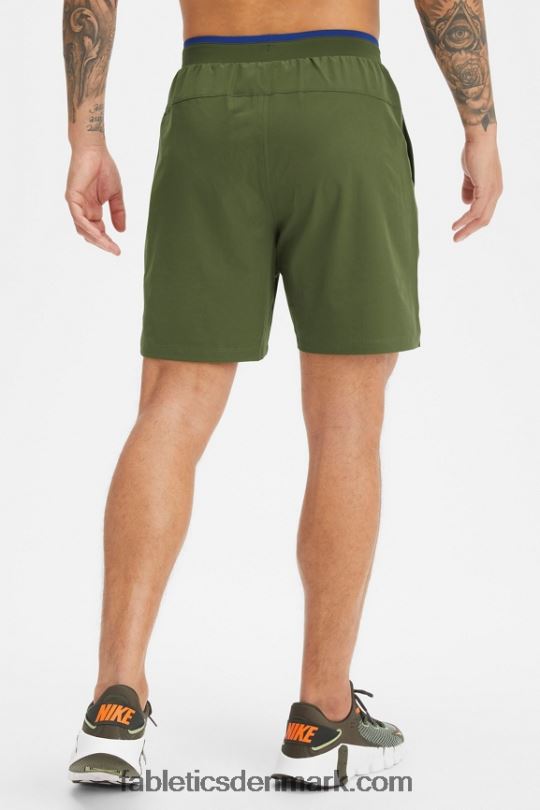 Fabletics Mænd den grundlæggende korte ii (foret) 138 PNX2T3154 mørkt mos
