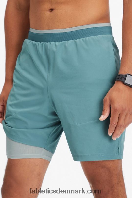 Fabletics Mænd den grundlæggende korte ii (foret) 162 PNX2T3302 arktisk bølge