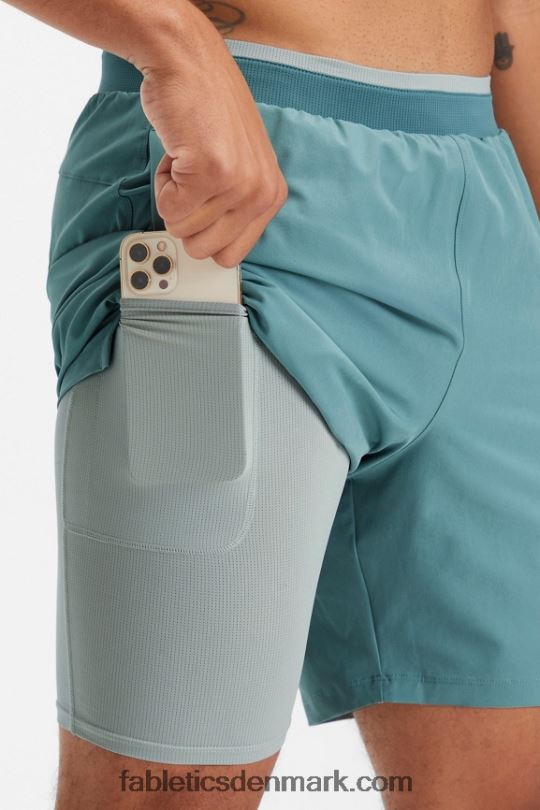 Fabletics Mænd den grundlæggende korte ii (foret) 162 PNX2T3302 arktisk bølge
