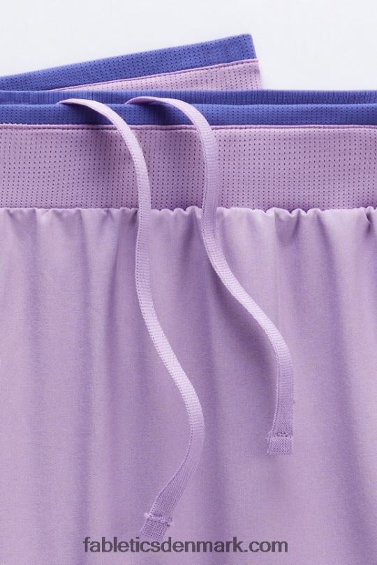 Fabletics Mænd den grundlæggende korte ii (foret) 162 PNX2T3303 lilla vibe perforeret