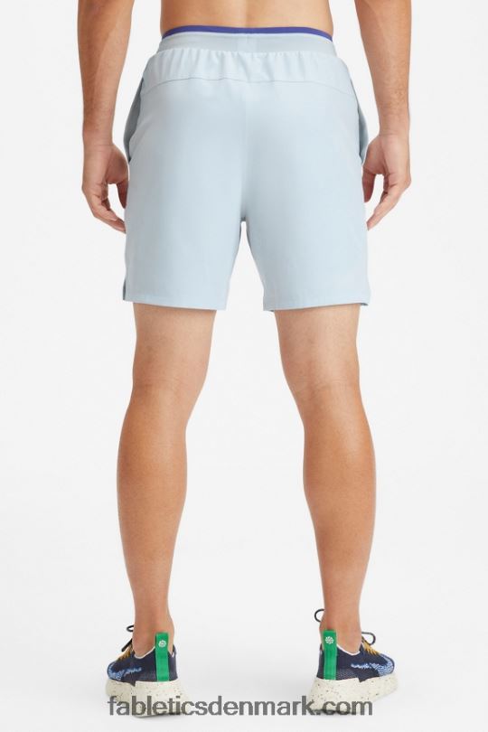 Fabletics Mænd den grundlæggende korte ii (foret) 163 PNX2T3305 blå aske