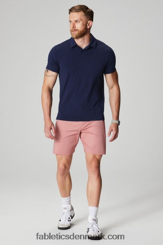 Fabletics Mænd den høje chinoshort PNX2T3296 lyserød skifer