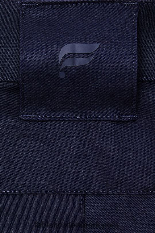 Fabletics Mænd den høje chinoshort PNX2T3298 dyb flåde