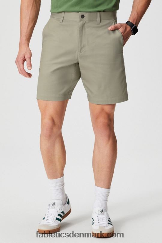 Fabletics Mænd den høje chinoshort PNX2T3300 frisk taupe