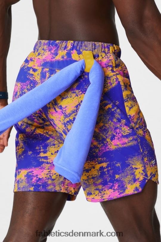 Fabletics Mænd den korte 151 PNX2T3229 solnedgang gul omgivende støj