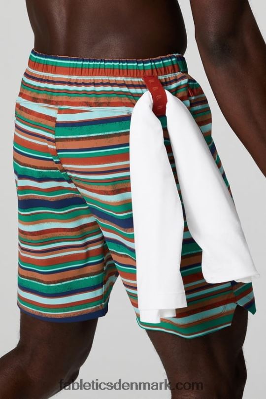 Fabletics Mænd den korte 153 PNX2T3241 iron earth fairway stribe
