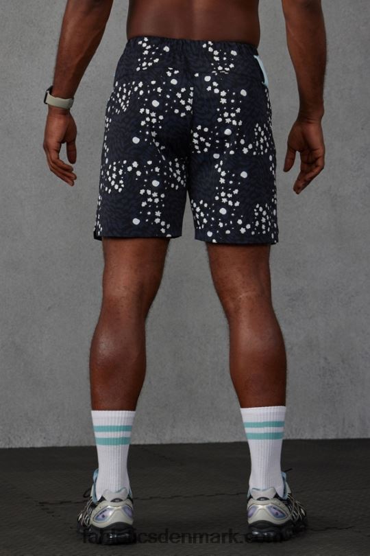 Fabletics Mænd den korte 154 PNX2T3242 elskere og blomster sort