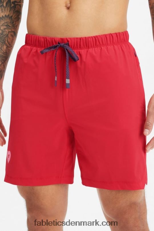 Fabletics Mænd den korte 155 PNX2T3248 klassisk kirsebær slik hjerte