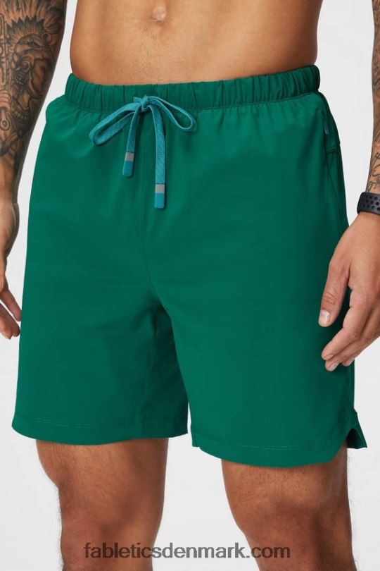 Fabletics Mænd den korte 155 PNX2T3250 fairway green