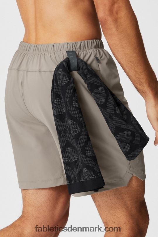 Fabletics Mænd den korte 166 PNX2T3354 brutalistisk kaki