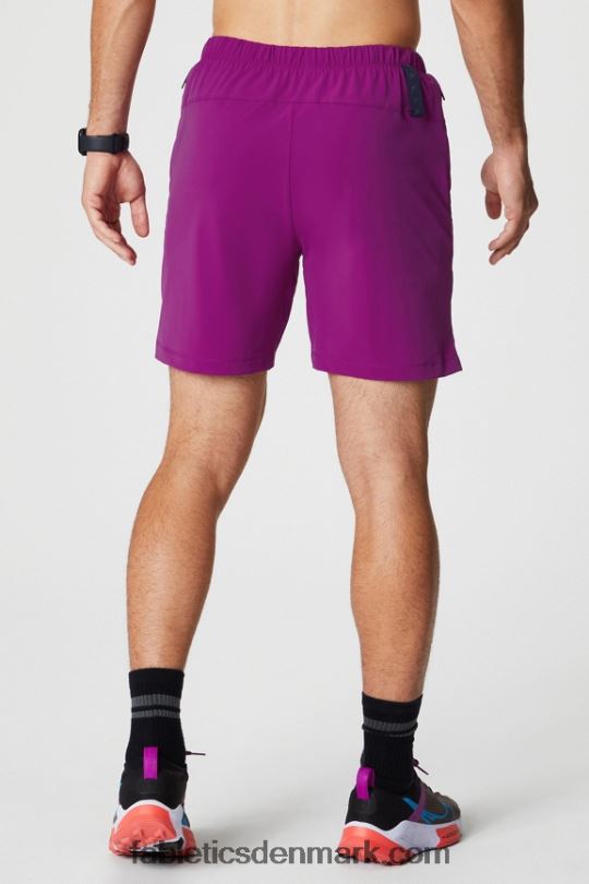 Fabletics Mænd den korte (foret) 139 PNX2T3170 aubergine