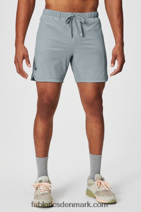 Fabletics Mænd den korte (foret) 140 PNX2T3173 skygge grå