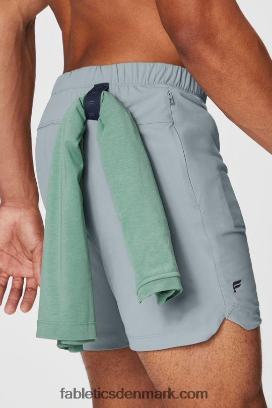 Fabletics Mænd den korte (foret) 140 PNX2T3173 skygge grå