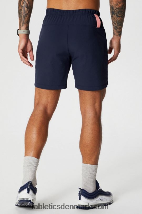 Fabletics Mænd den korte (foret) 140 PNX2T3175 dyb navy/multi spraydient