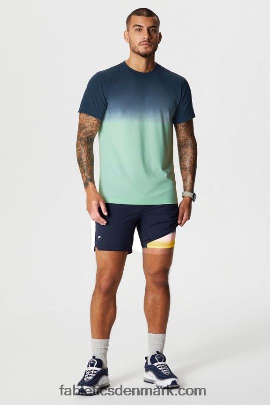 Fabletics Mænd den korte (foret) 140 PNX2T3175 dyb navy/multi spraydient