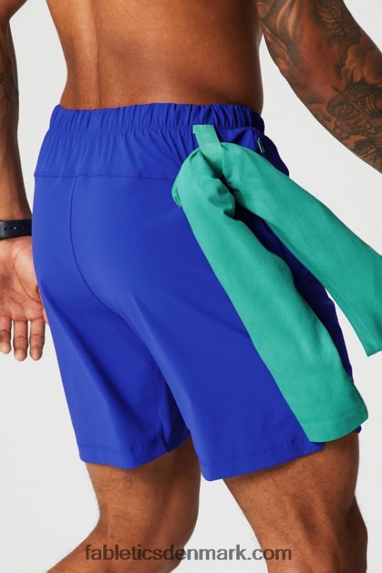 Fabletics Mænd den korte (foret) 142 PNX2T3182 oxford blå