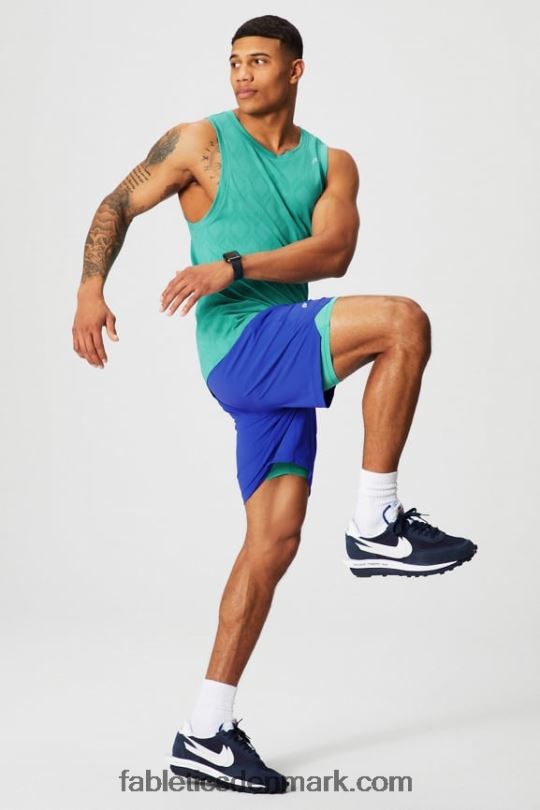Fabletics Mænd den korte (foret) 142 PNX2T3182 oxford blå