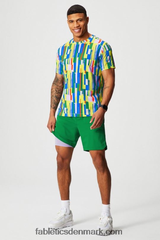 Fabletics Mænd den korte (foret) 142 PNX2T3183 putting green