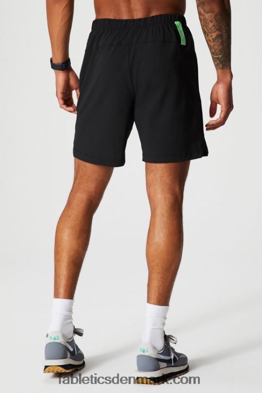 Fabletics Mænd den korte (foret) 142 PNX2T3184 vild limespids