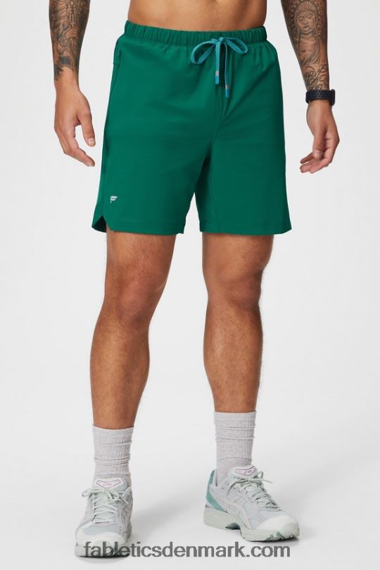 Fabletics Mænd den korte (foret) 142 PNX2T3185 fairway green