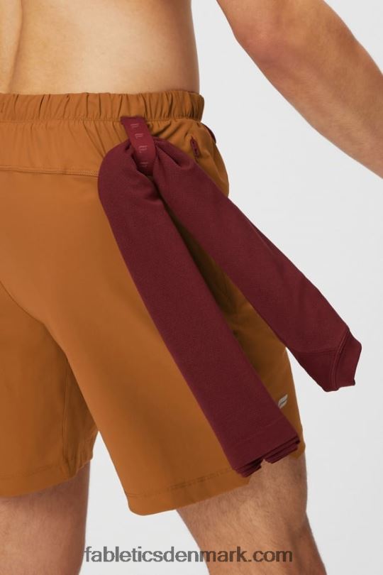 Fabletics Mænd den korte (foret) 143 PNX2T3187 vintage rust