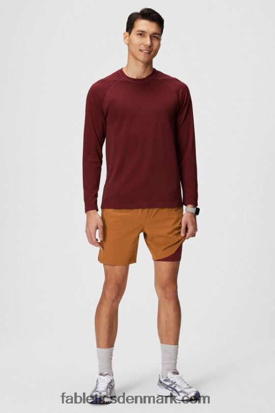 Fabletics Mænd den korte (foret) 143 PNX2T3187 vintage rust