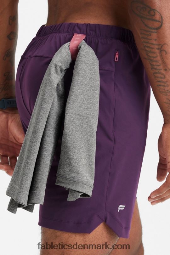 Fabletics Mænd den korte (foret) 143 PNX2T3189 gløgg